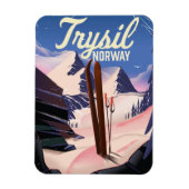 Magnet Flexible Trysil Norvège ski (Vertical)