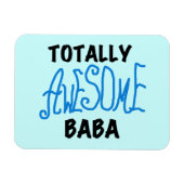 Magnet Flexible Tshirts et cadeaux Baba absolument géniaux (Horizontal)