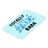 Magnet Flexible Tshirts et cadeaux Baba absolument géniaux (Côté Gauche)