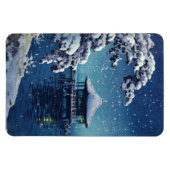 Magnet Flexible Tsuchiya Koitsu - Neige sur l'Ukimido à Katada (Horizontal)