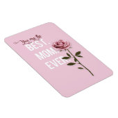 Magnet Flexible Tu es la meilleure maman de la Fête des Mères Rose (Côté Droit)