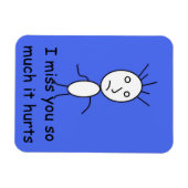 Magnet Flexible 'Tu me manques' aimant (Horizontal)