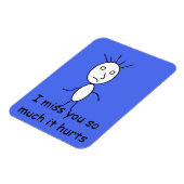 Magnet Flexible 'Tu me manques' aimant (Côté Gauche)