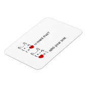 Magnet Flexible tu veux ça ? / Art texte ASCII personnalisable (Côté Gauche)