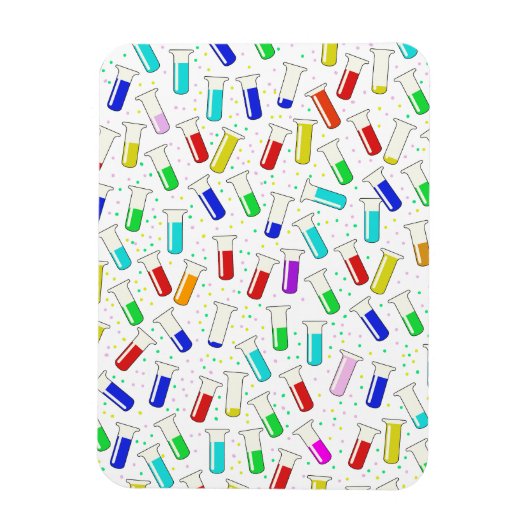 Magnet Flexible Tubes d'essai en verre de dessin (Vertical)