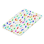 Magnet Flexible Tubes d'essai en verre de dessin (Côté Gauche)