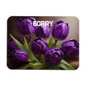 Magnet Flexible Tuileries violettes (Horizontal)