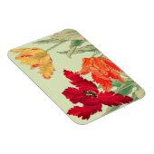 Magnet Flexible Tulide perroquet, Floral (Côté Droit)