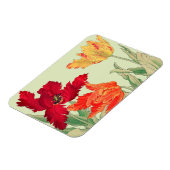 Magnet Flexible Tulide perroquet, Floral (Côté Gauche)