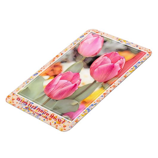 Magnet Flexible Tulipe [Magnet Photo Flex] (Côté Gauche)