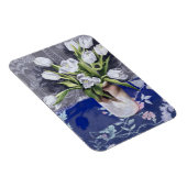 Magnet Flexible Tulipes blanches 1994 (Côté Droit)