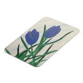 Magnet Flexible Tulipes bleues (Côté Gauche)