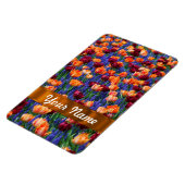 Magnet Flexible Tulipes colorées (Côté Gauche)