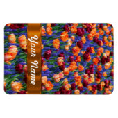 Magnet Flexible Tulipes colorées (Horizontal)