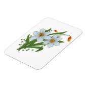 Magnet Flexible Tulipes et fleurs de jonquilles (Côté Gauche)