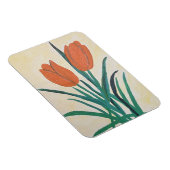 Magnet Flexible Tulipes orange (Côté Droit)