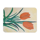 Magnet Flexible Tulipes orange (Horizontal)