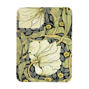 Magnet Flexible Tulipes Pimpernel Art Botanique de William Morris