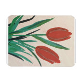 Magnet Flexible Tulipes rouges (Horizontal)