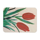 Magnet Flexible Tulipes rouges (Horizontal)