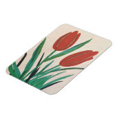 Magnet Flexible Tulipes rouges (Côté Gauche)