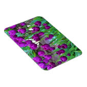 Magnet Flexible Tulipes violettes, Oregon (Côté Droit)