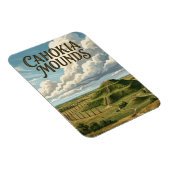 Magnet Flexible Tumulus de Cahokia (Côté Droit)