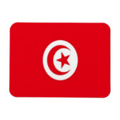 Magnet Flexible Tunisie - Drapeau (Horizontal)