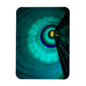 Magnet Flexible Tunnel ferroviaire bleu, Singapour (Vertical)