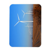 Magnet Flexible Turbine éolienne en automne après-midi (Vertical)