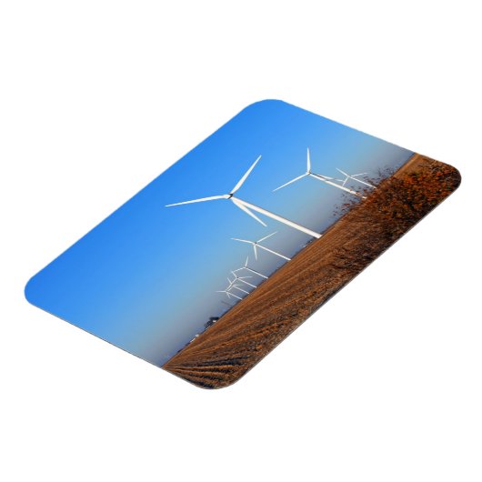 Magnet Flexible Turbine éolienne en automne après-midi (Côté Gauche)