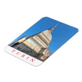 Magnet Flexible Turin Mole Antonelliana vue frigo aimant (Côté Gauche)