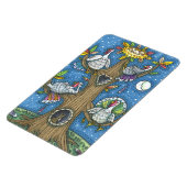 MAGNET FLEXIBLE TURKEY TREE, THANKSGIVING FUNNY GOBBLERS ROOSTING (Côté Gauche)