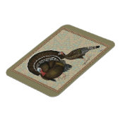 Magnet Flexible Turkeys Standard Bronze Portrait (Côté Gauche)
