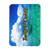 Magnet Flexible Turks & Caicos ciel marin (Vertical)
