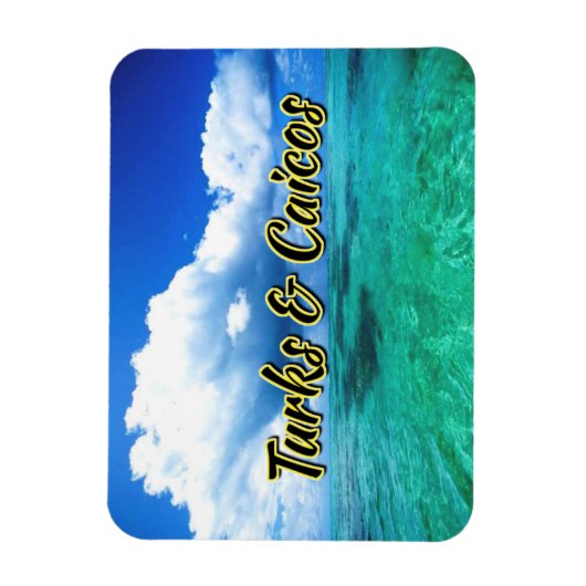 Magnet Flexible Turks & Caicos ciel marin (Vertical)