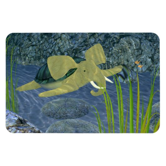 Magnet Flexible Turphant de natation (Horizontal)