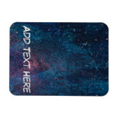 Magnet Flexible Turqouise Galaxy Paint Sparkings (Horizontal)