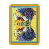 MAGNET FLEXIBLE TURQUIE ET TOUS LES FIXINS, FUNNY MERCI AUX OISEAU (Vertical)