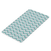 Magnet Flexible Turquoise et perles ZigZag (Côté Gauche)