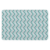 Magnet Flexible Turquoise et perles ZigZag (Horizontal)