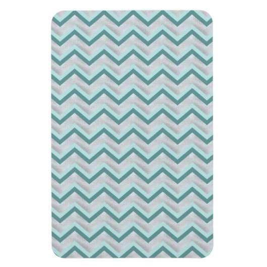 Magnet Flexible Turquoise et perles ZigZag (Vertical)