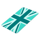 Magnet Flexible Turquoise et Turquoise Union Jack 2 (Côté Gauche)