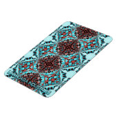 Magnet Flexible Turquoise Fractale Star Blast (Côté Gauche)