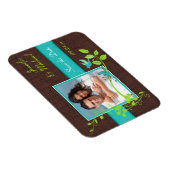 Magnet Flexible Turquoise Green Brown Crackle Enregistrer l'aimant (Côté Droit)