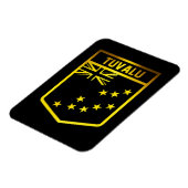 Magnet Flexible Tuvalu Emblem (Côté Gauche)