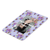 Magnet Flexible Tuxedo Chat Funny Cute Floral Joyeux Aimant de dan (Côté Gauche)