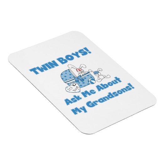 Magnet Flexible Twin Boys Grandsons Cadfts (Côté Droit)
