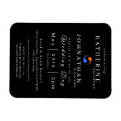 Magnet Flexible Twin Flame Faire-part de mariage- (Horizontal)