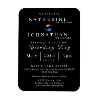 Magnet Flexible Twin Flame Faire-part de mariage-